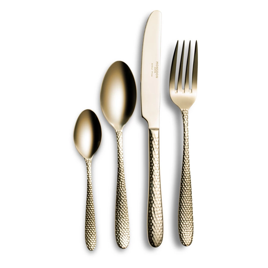 Набор столовых приборов Arthur Price Монсун Мираж Шампань на 8 персон, 32 предмета, п/к