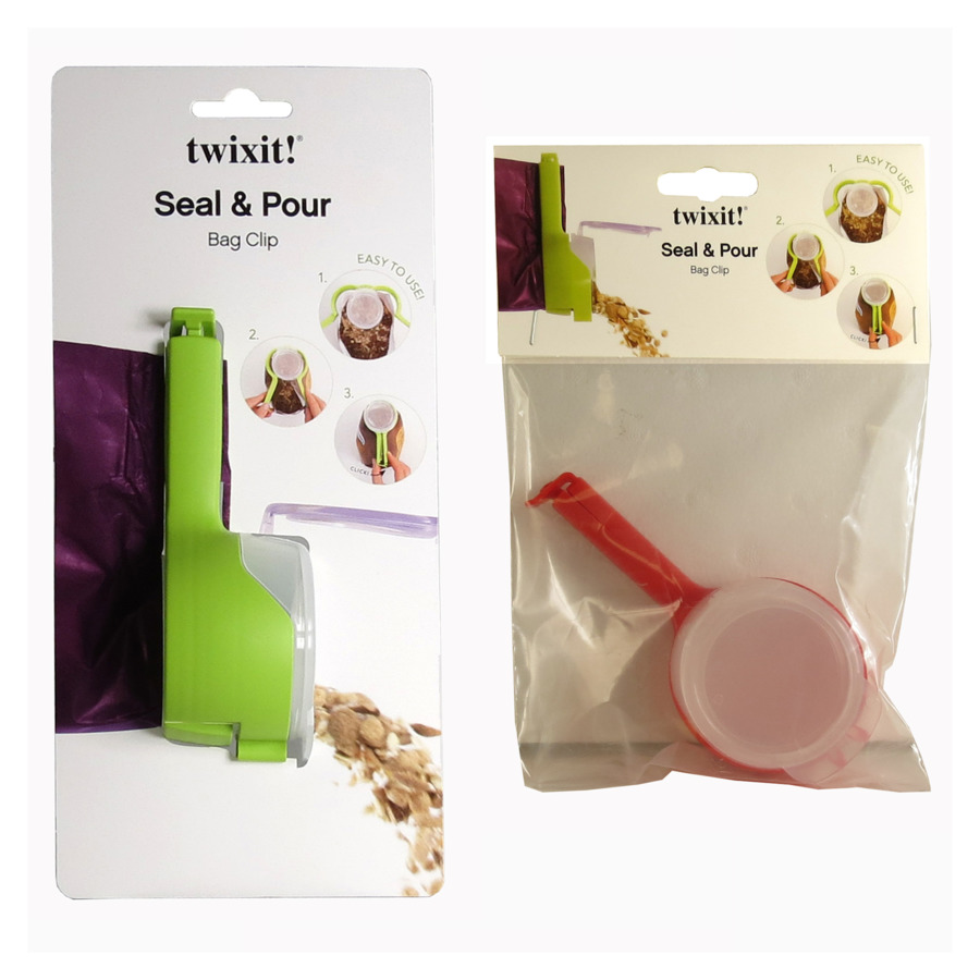 Зажим для сыпучих продуктов twixit! Seal & Pour