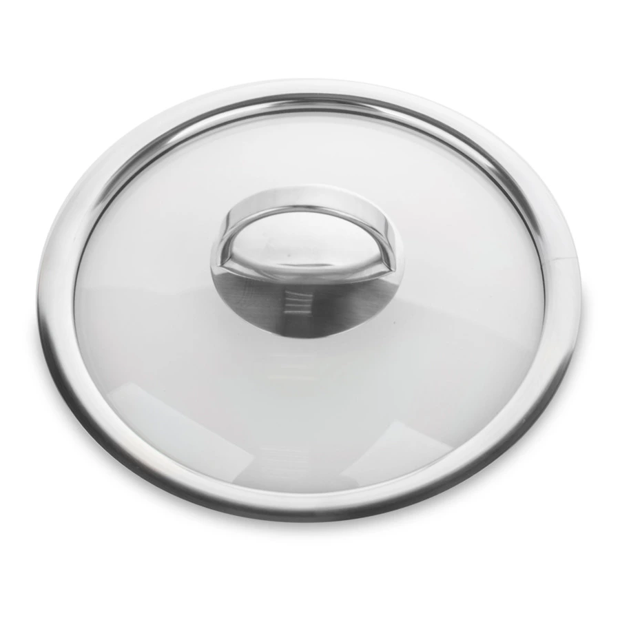 Кастрюля эмалированная со стеклянной крышкой KOCHSTAR 1,9 л, оранжевая