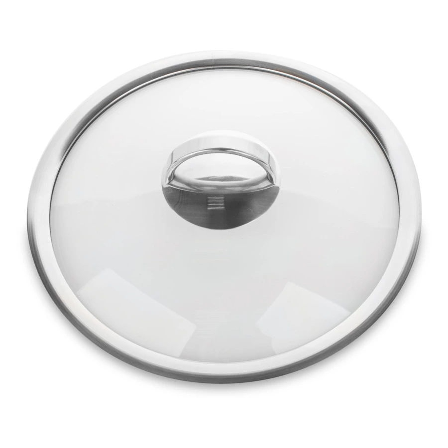 Кастрюля эмалированная со стеклянной крышкой KOCHSTAR d 22 см 4,8 л, оранжевая