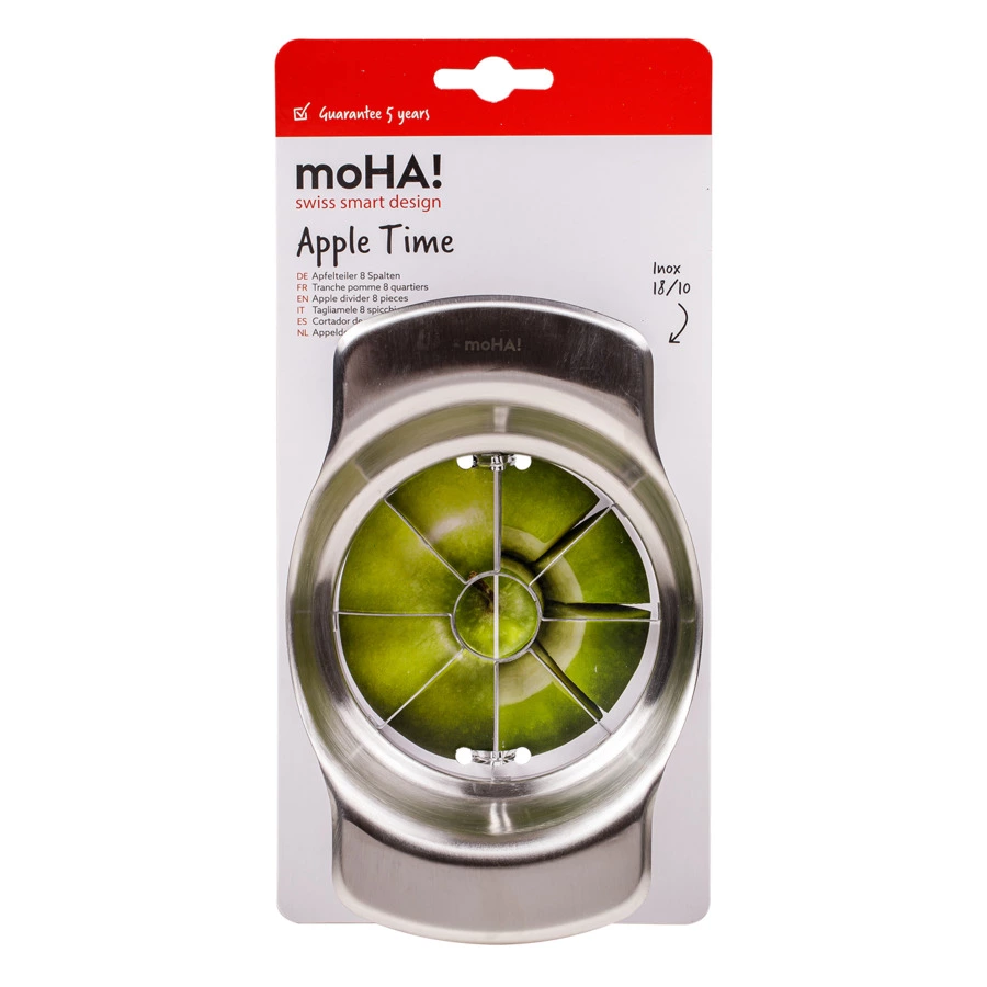 Яблокорезка MoHa APPLE TIME на 8 долек, сталь нержавеющая