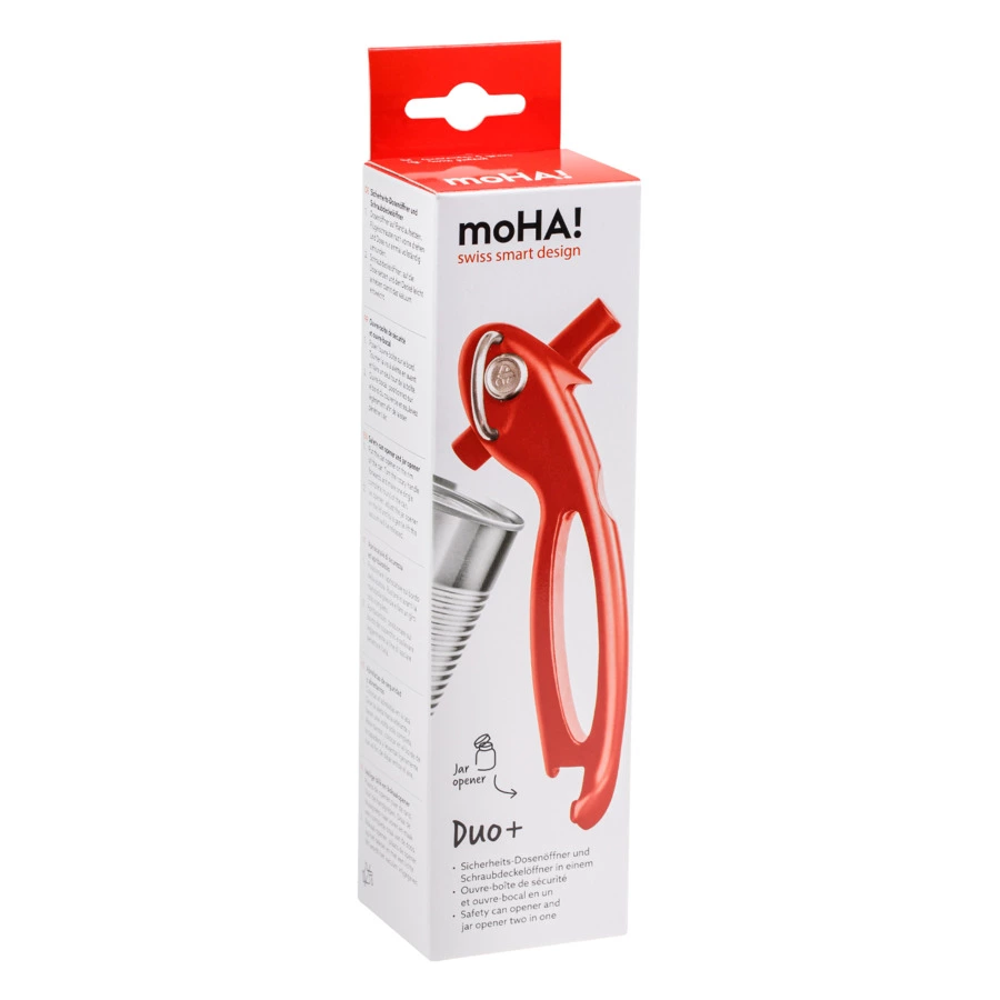 Открывалка для банок и крышек MoHa DUO, пластик