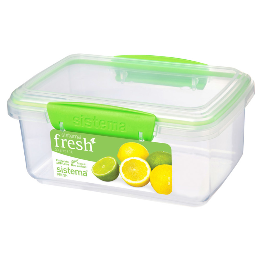 Контейнер Sistema Fresh 1л, пластик контейнер для продуктов tefal masterseal fresh 1л k3021212