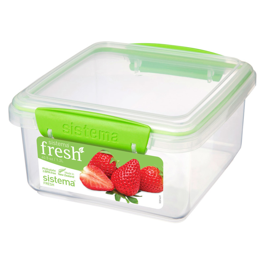 Контейнер Sistema Fresh 1,2л, пластик контейнер для закусок fresh 1 75 л 29х15 2х7 см голубой 921481 sistema