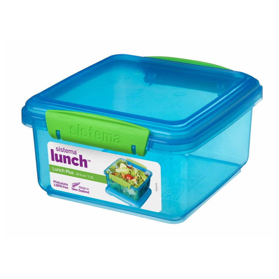 Контейнер Sistema Lunch Plus 1,2 л, 15х15,5х8 см, пластик