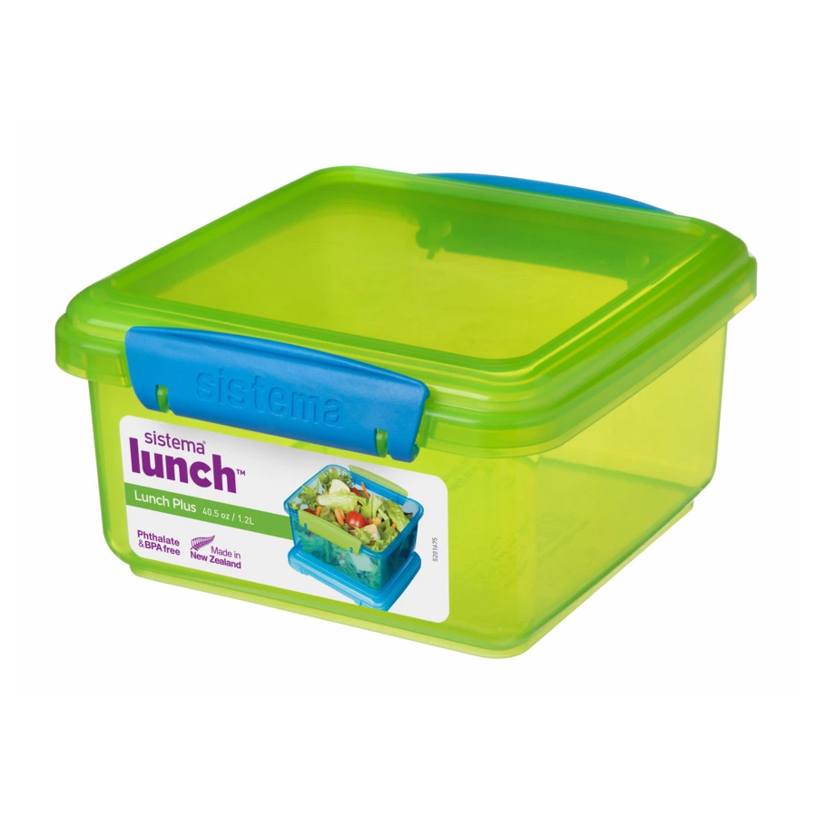 Контейнер Sistema Lunch Plus 1,2 л, 15х15,5х8 см, пластик