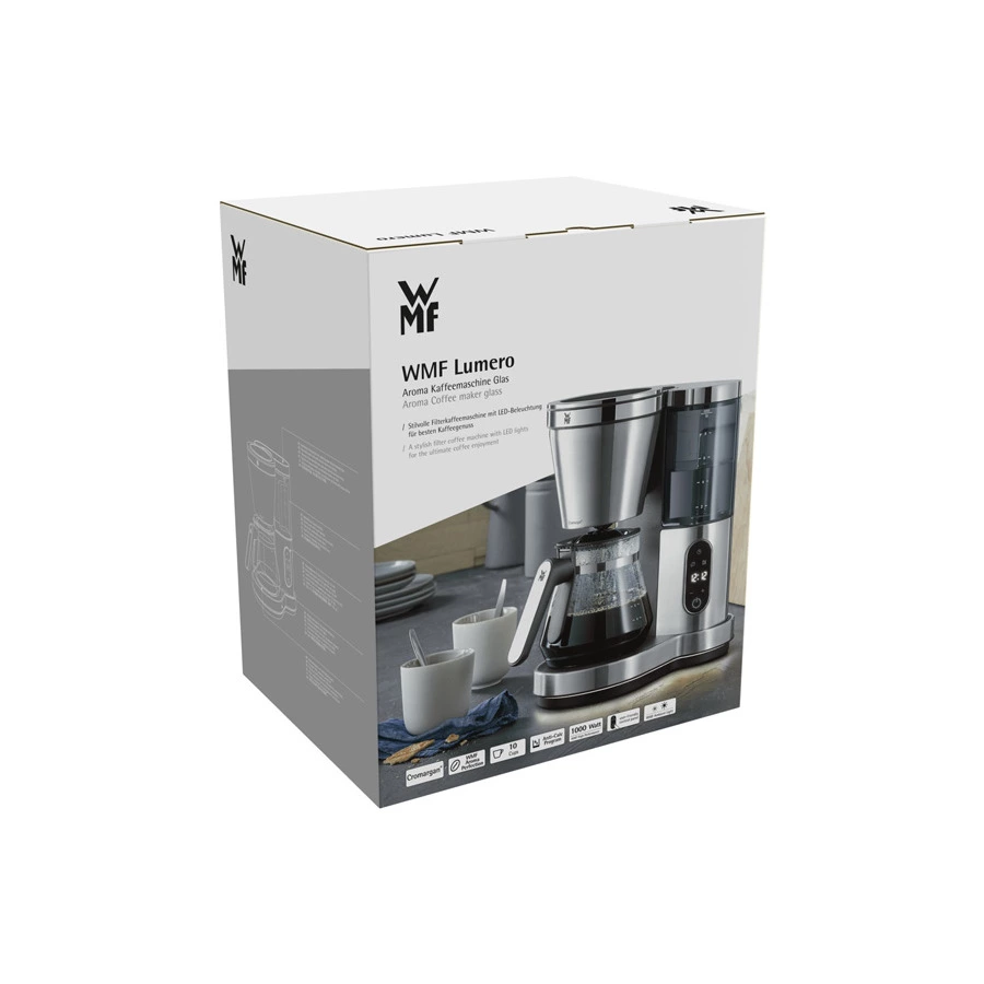 Кофеварка со стеклянной колбой WMF Lumero Glass Coffee, сталь нержавеющая