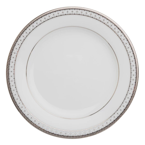 Тарелка закусочная Noritake Рочестер Платиновый кант 21 см