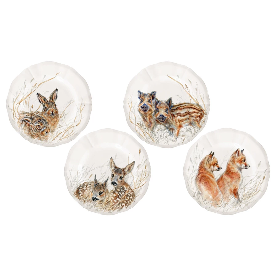 Набор тарелок пирожковых Gien Солонь 16,5 см, 4 шт, фаянс