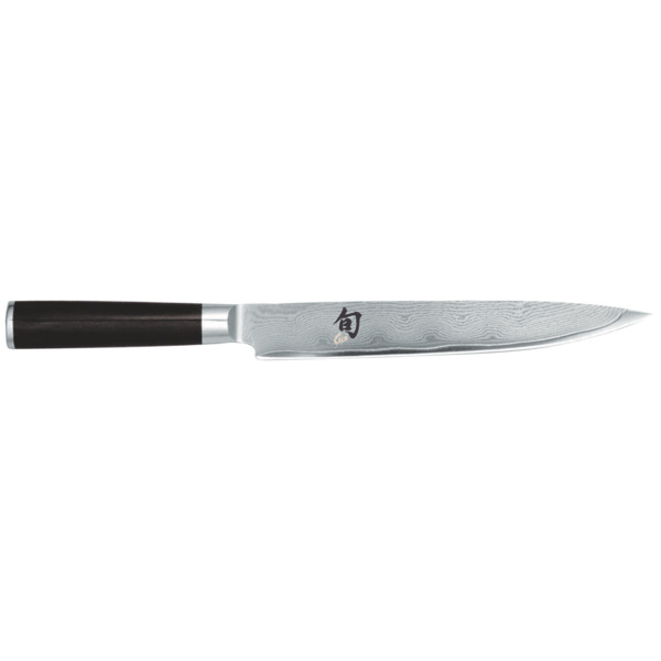 Нож для нарезки KAI Шан Классик 23 см, дамасская сталь, 32 слоя
