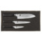 Набор ножей кухонных KAI Шан Классик, 3шт, нож для чистки, универсальный, сантоку