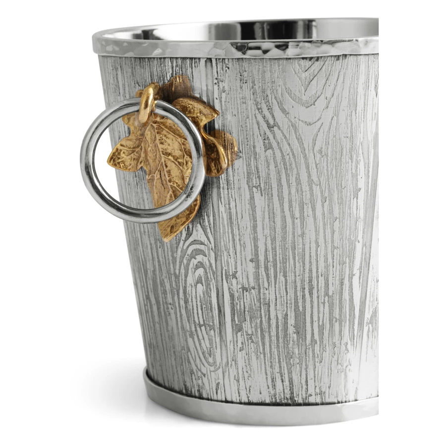 Ведерко для льда Michael Aram Плющ и дуб 10 см, сталь нержавеющая