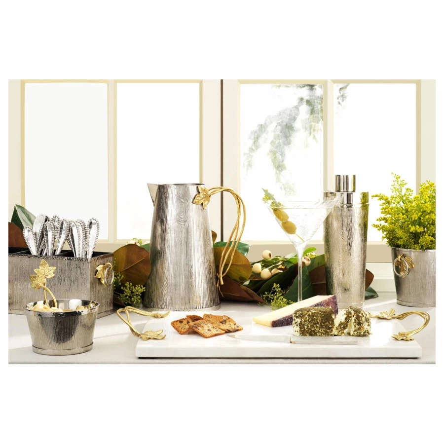 Ведерко для льда Michael Aram Плющ и дуб 10 см, сталь нержавеющая