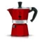 Кофеварка гейзерная Bialetti Moka Express Красная 3 чашки