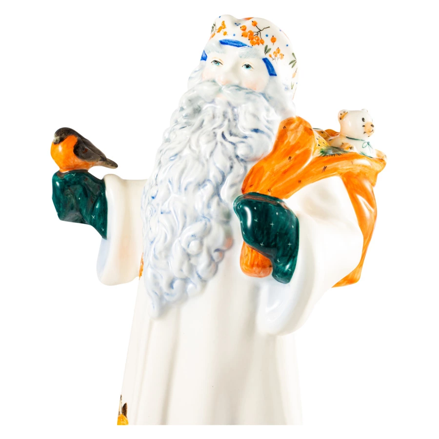 Набор Терра керамос Дед Мороз и Снегурочка, фарфор, подглазурная роспись