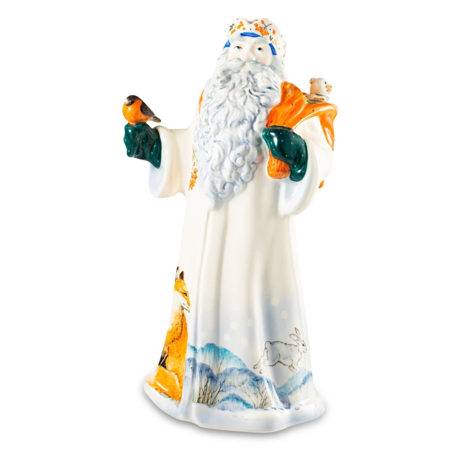 Набор Терра керамос Дед Мороз и Снегурочка, фарфор, подглазурная роспись