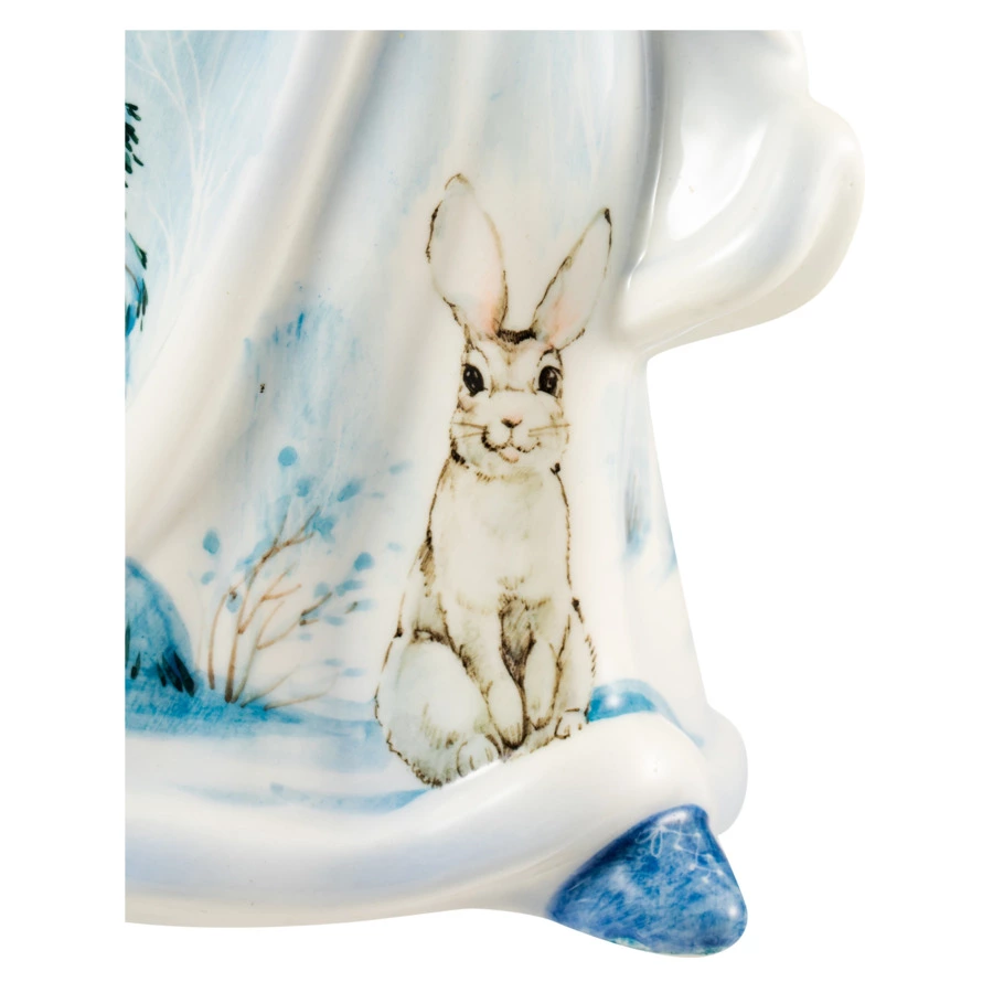 Набор Терра керамос Дед Мороз и Снегурочка, фарфор, подглазурная роспись