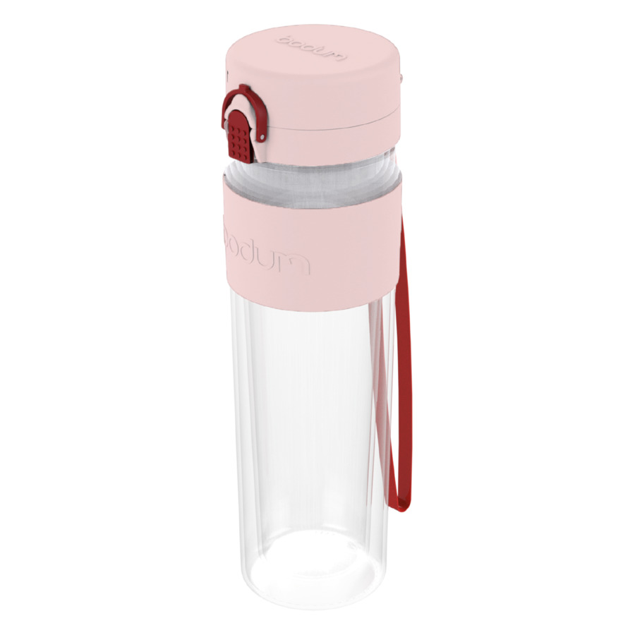 Бутылка для воды с двойными стенками Bistro 0.5 л., клубничный бутылка для воды bistro 0 5 л цвета в ассортименте