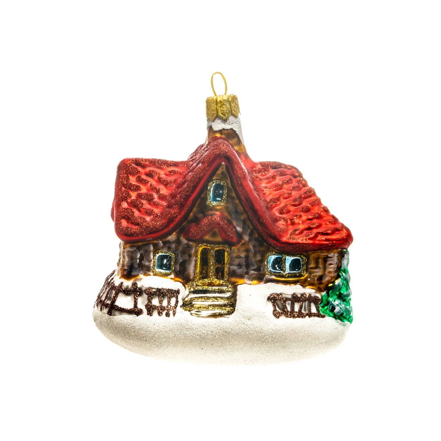 Игрушка елочная Impuls Избушка сказочная