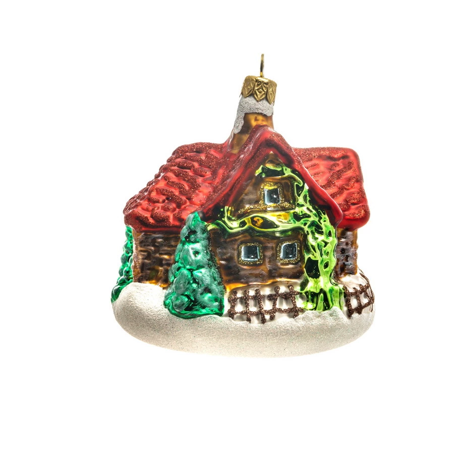 Игрушка елочная Impuls Избушка сказочная