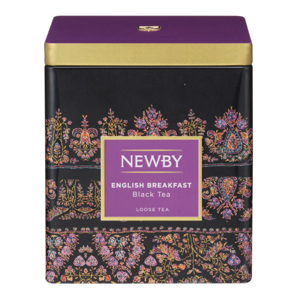 Чай черный Newby English Breakfast, листовой, 125г, в жестяной банке