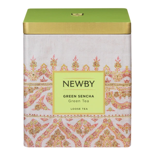 Чай зеленый листовой в жестяной банке Newby Green Sencha 125 г