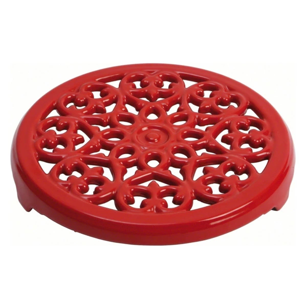 Подставка под горячее чугунная Staub 23см вишневый