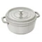 Кокот Staub La Cocotte Белый Трюфель 20см, 2,2л, чугун, серый