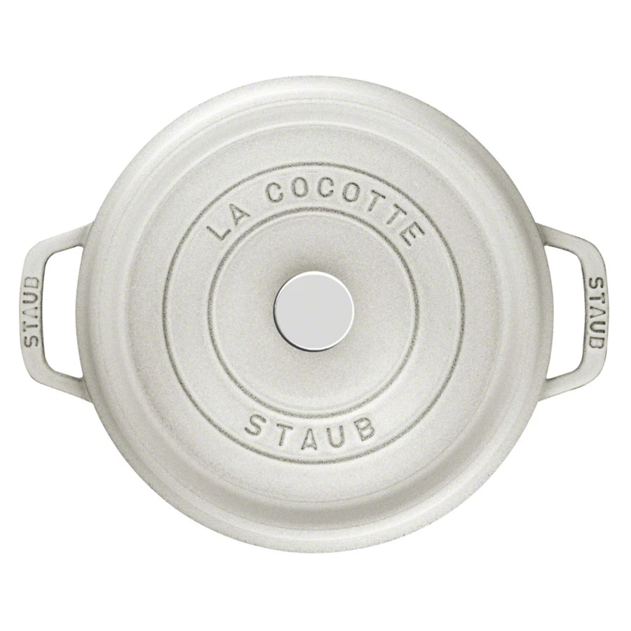 Кокот Staub La Cocotte Белый Трюфель 20см, 2,2л, чугун, серый