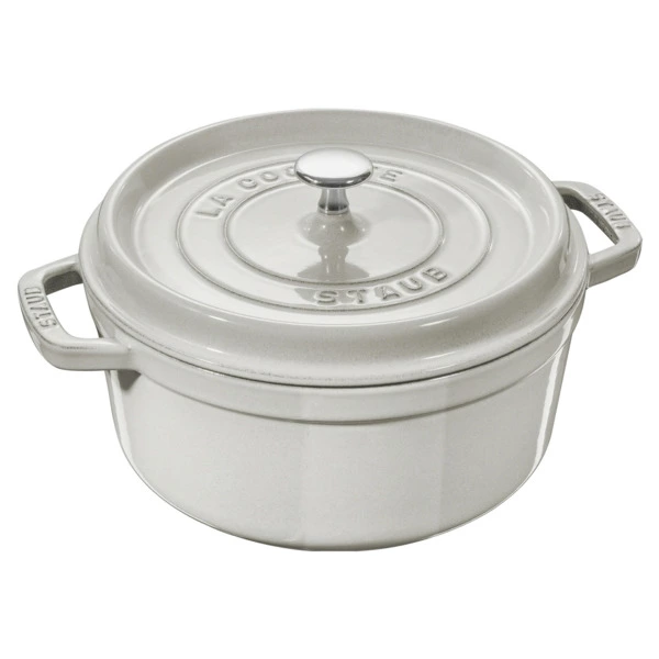 Кокот Staub La Cocotte Белый Трюфель 28см, 6,7л, чугун, серый