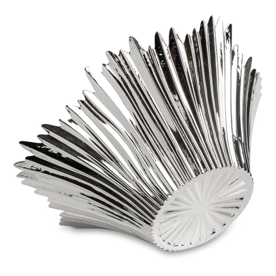 Чаша стеклянная Argenesi Venezia 13 см, стекло, небесно-голубая