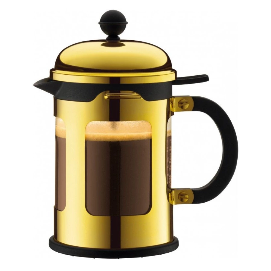 Кофейник с прессом BODUM CHAMBORD 0.5 л., золото