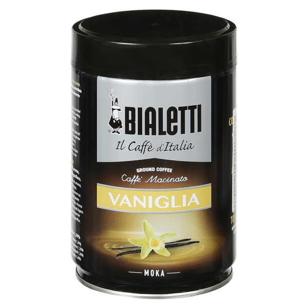 Кофе молотый Bialetti Moka Vanilla 250 г, ж/б