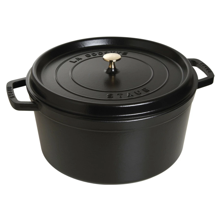Кокот Staub La Cocotte 30см, 8,35 л, чугун, черный