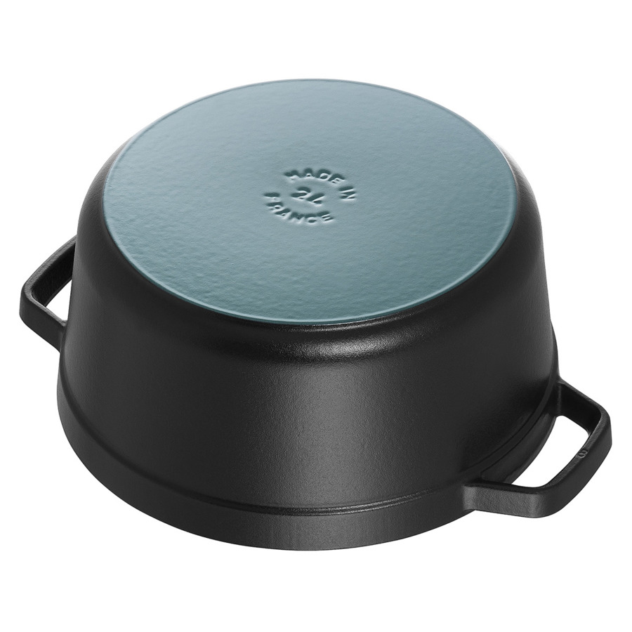 Кастрюля Staub 30 см, 8,35 л, чугун, черный