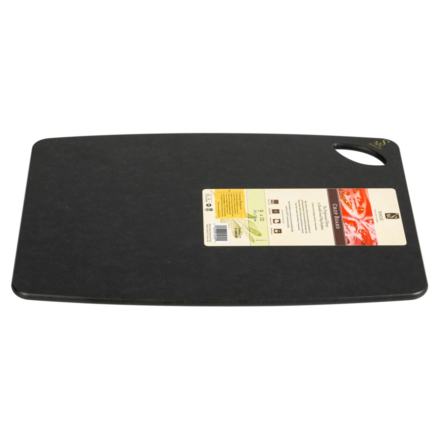 Доска разделочная Sage 30х23 см, древесный композит, графитовая