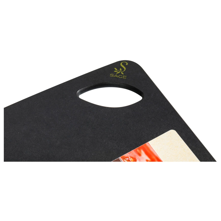 Доска разделочная Sage 30х23 см, древесный композит, графитовая