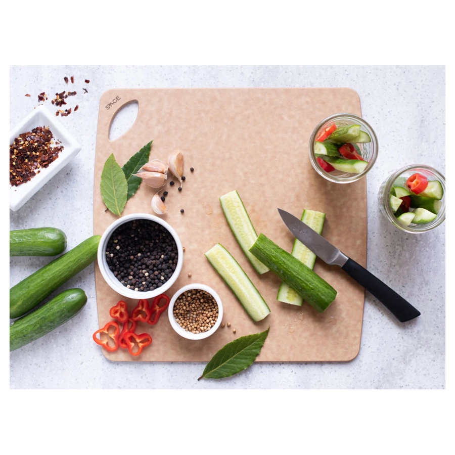 Доска разделочная Sage 30х30 см, древесный композит, бежевая