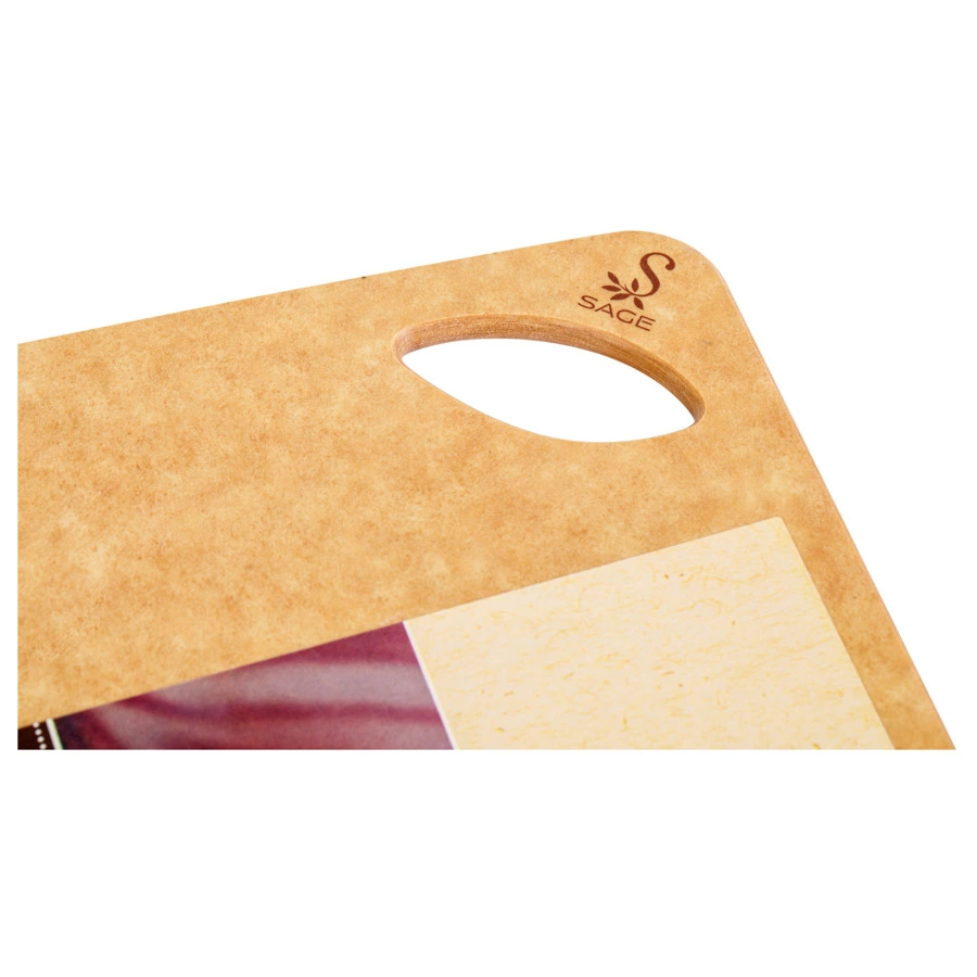 Доска разделочная Sage 40х27см, древесный композит, бежевая