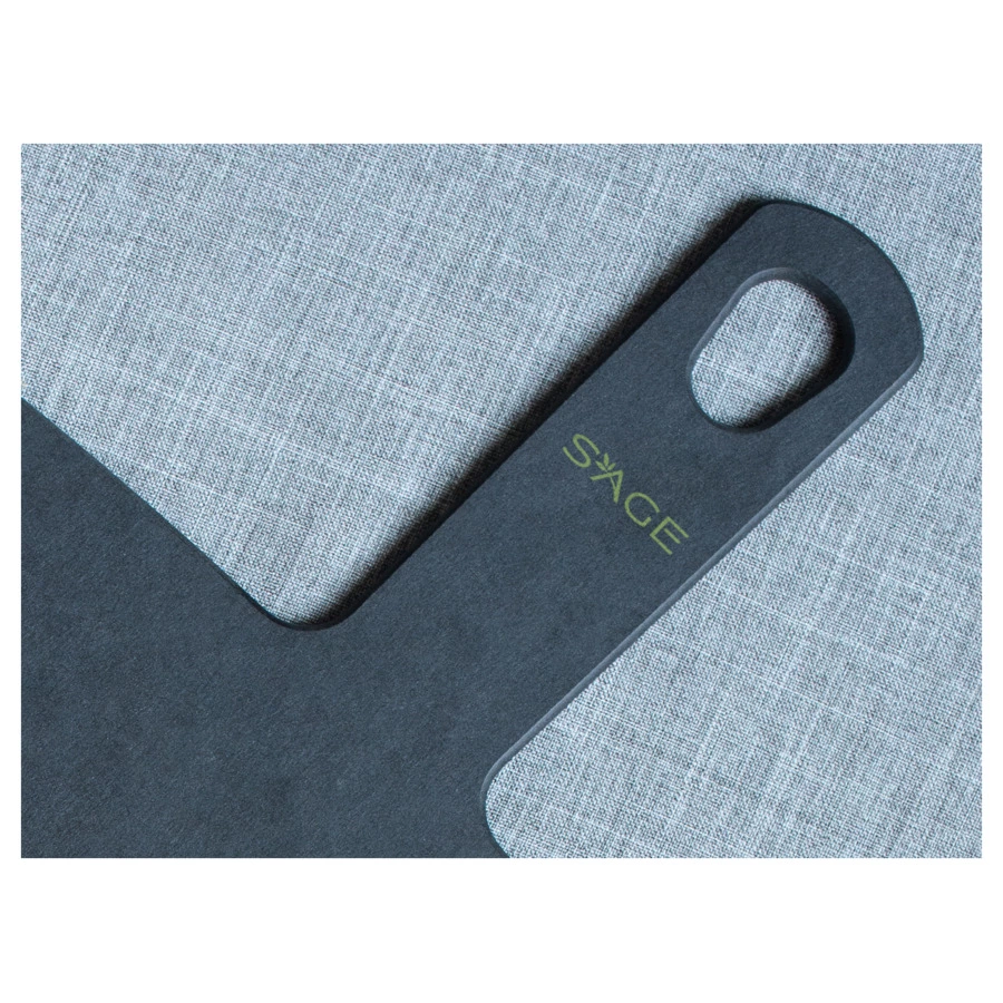 Доска сервировочная Sage 34х20,древесный композит, (графитовая)