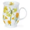 Кружка Dunoon Жёлтые первоцветы Саффолк 310 мл, фарфор костяной