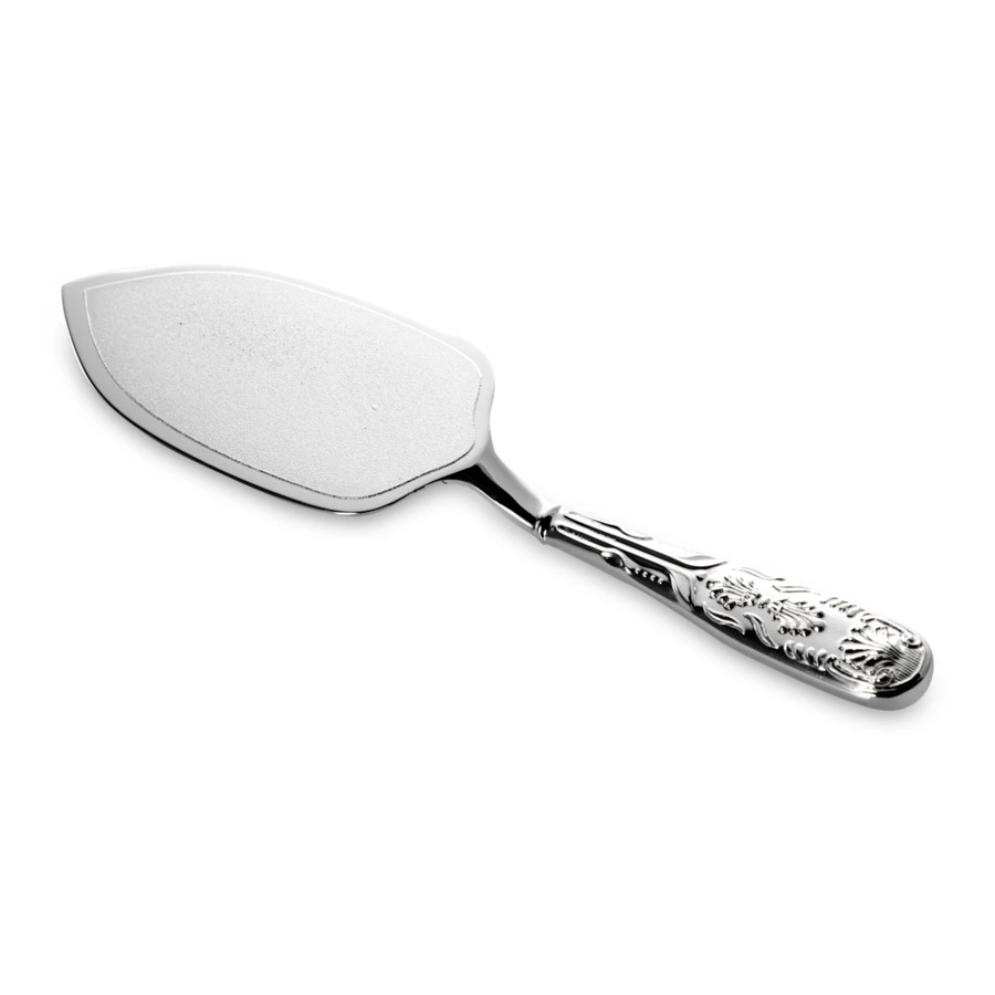 Набор для сервировки торта Queen Anne 3 предмета, лопатка, вилка, нож, сталь, посеребрение