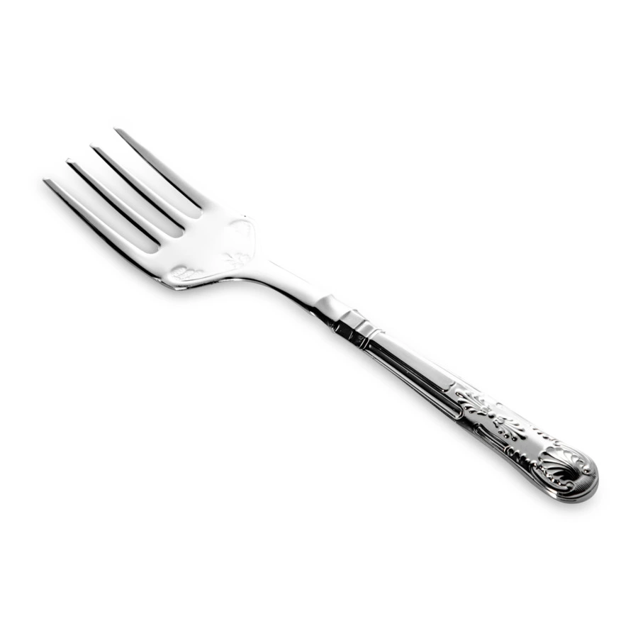 Набор для сервировки торта Queen Anne 3 предмета, лопатка, вилка, нож, сталь, посеребрение