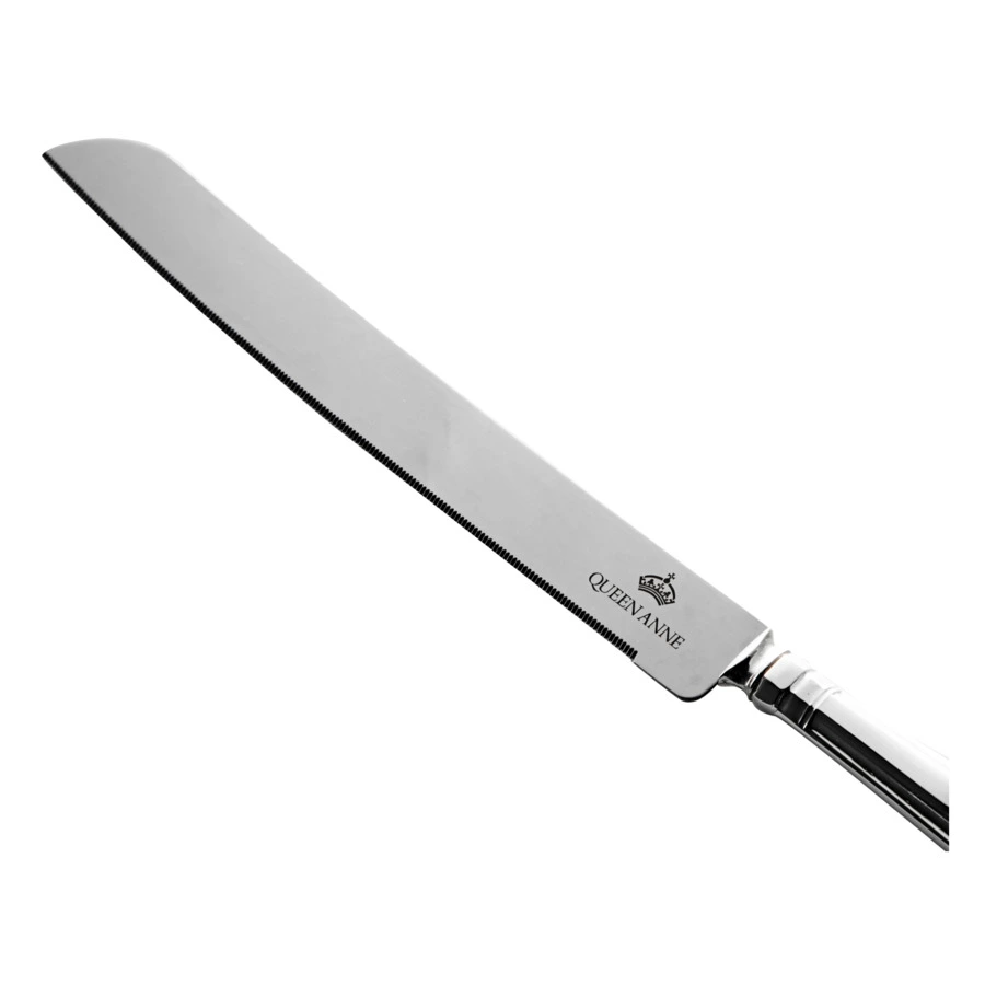 Набор для сервировки торта Queen Anne 3 предмета, лопатка, вилка, нож, сталь, посеребрение