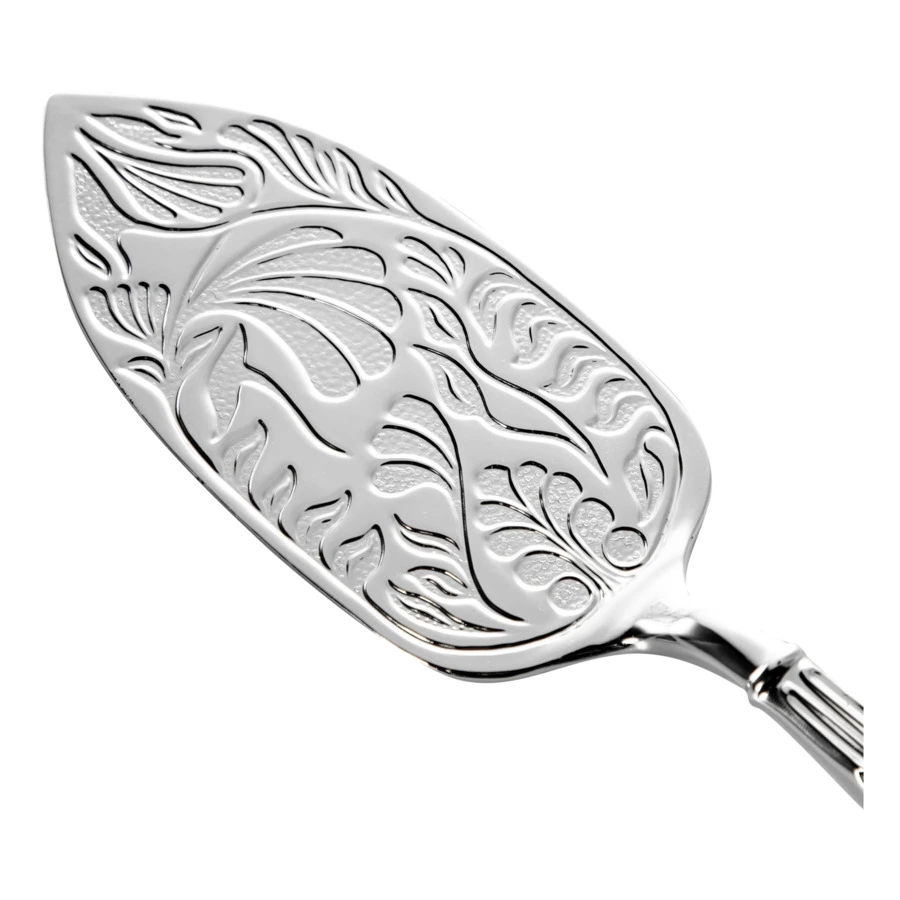 Набор для сервировки торта Queen Anne 3 предмета, лопатка, вилка, нож, сталь, посеребрение