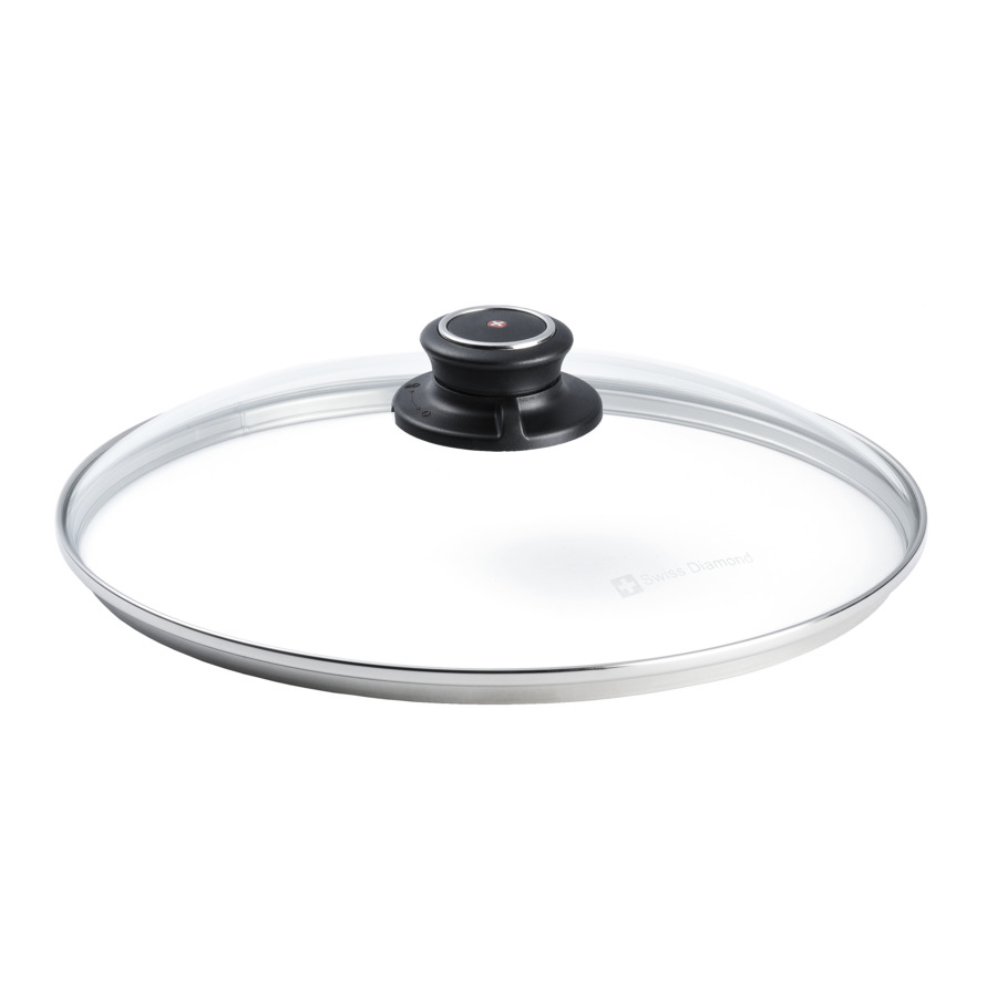 Крышка Swiss Diamond 26см крышка для посуды стекло 26 см daniks коричневый металлический обод кнопка бакелит д4126k