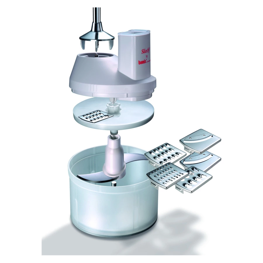 Набор насадок BAMIX SliceSy Light Grey