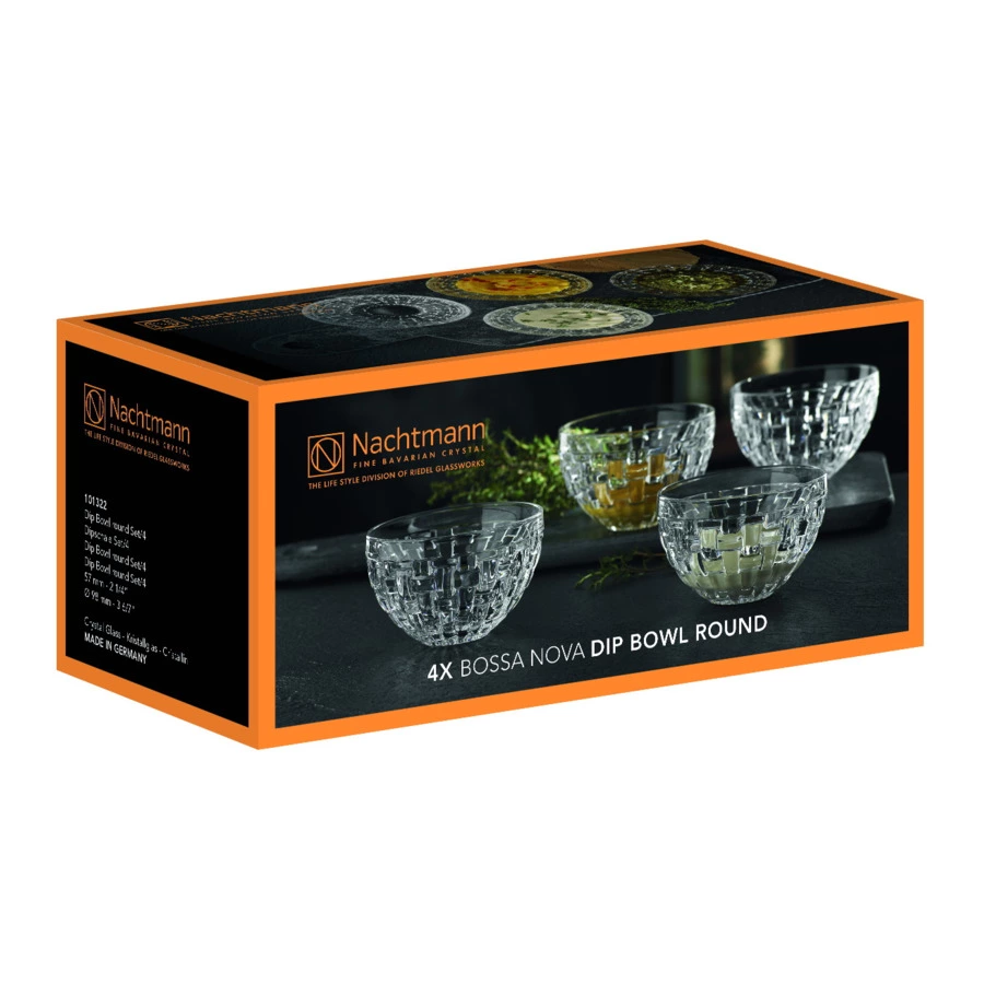 Набор салатников Nachtmann Bossa Nova 9,8 см, 4 шт, хрусталь бессвинцовый