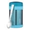 Термос детский THERMOS F3024TL с ложкой, 470 мл, сталь нержавеющая, бирюзовый, п/к (655806)