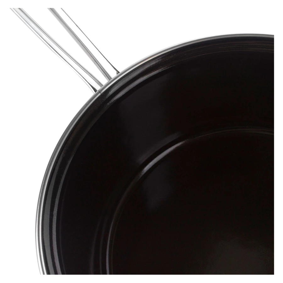 Ковш эмалированный  с крышкой KOCHSTAR Metallica SOLID 1,4л 16см